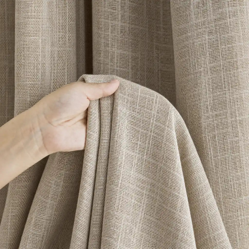 Custom Blackout Curtains – ZJM Linen Blend | Made to Measure – product image 10