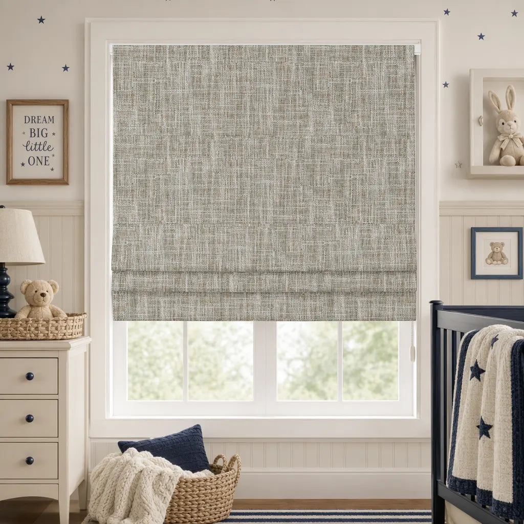 Custom Blackout Roman Shades – Made to Measure