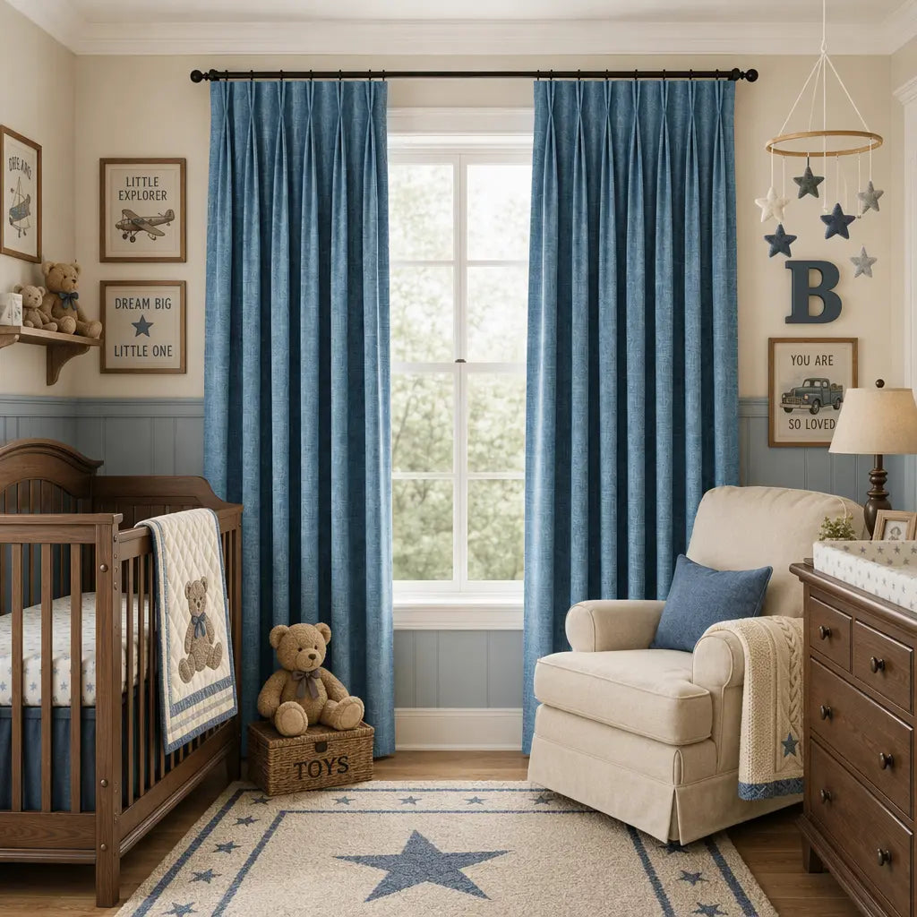 Custom Blackout Curtains – ZJM Linen Blend | Made to Measure – product image 4
