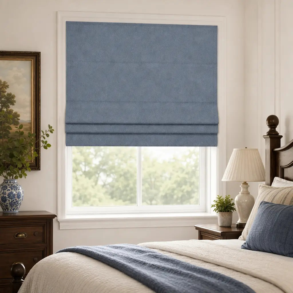 Custom Cordless Blackout Roman Shades for Nurseries