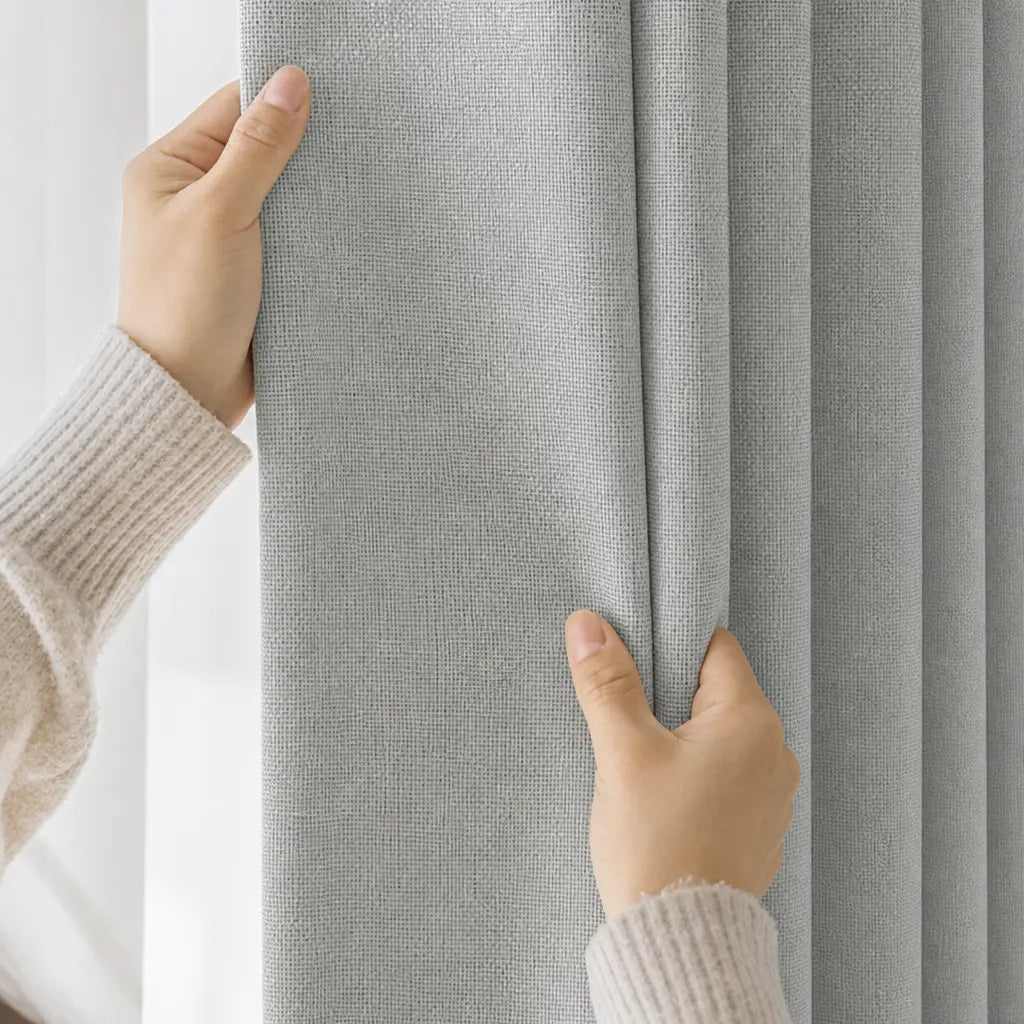 Custom Blackout Curtains – OY6 Linen Blend | Made to Measure – product image 8