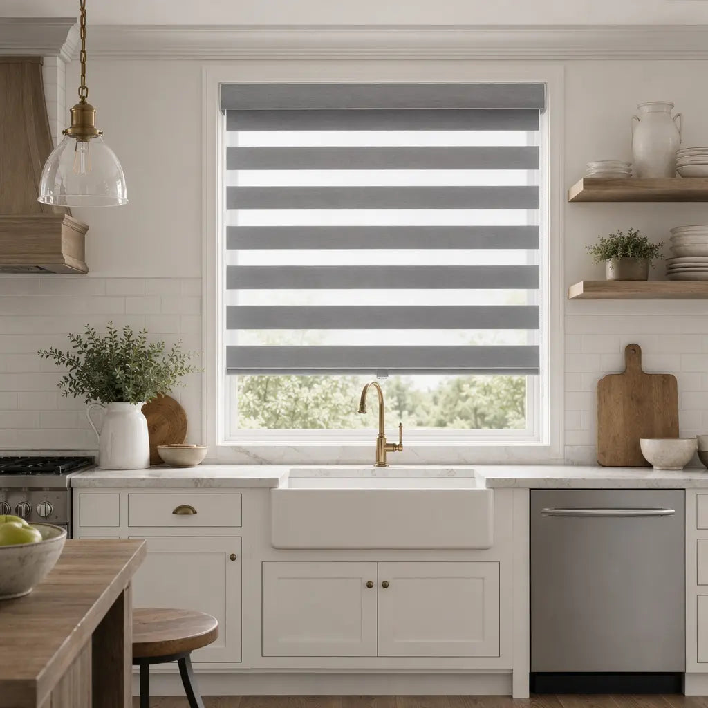 Custom Zebra Shades – Dual Layer Light Filtering – product image 2