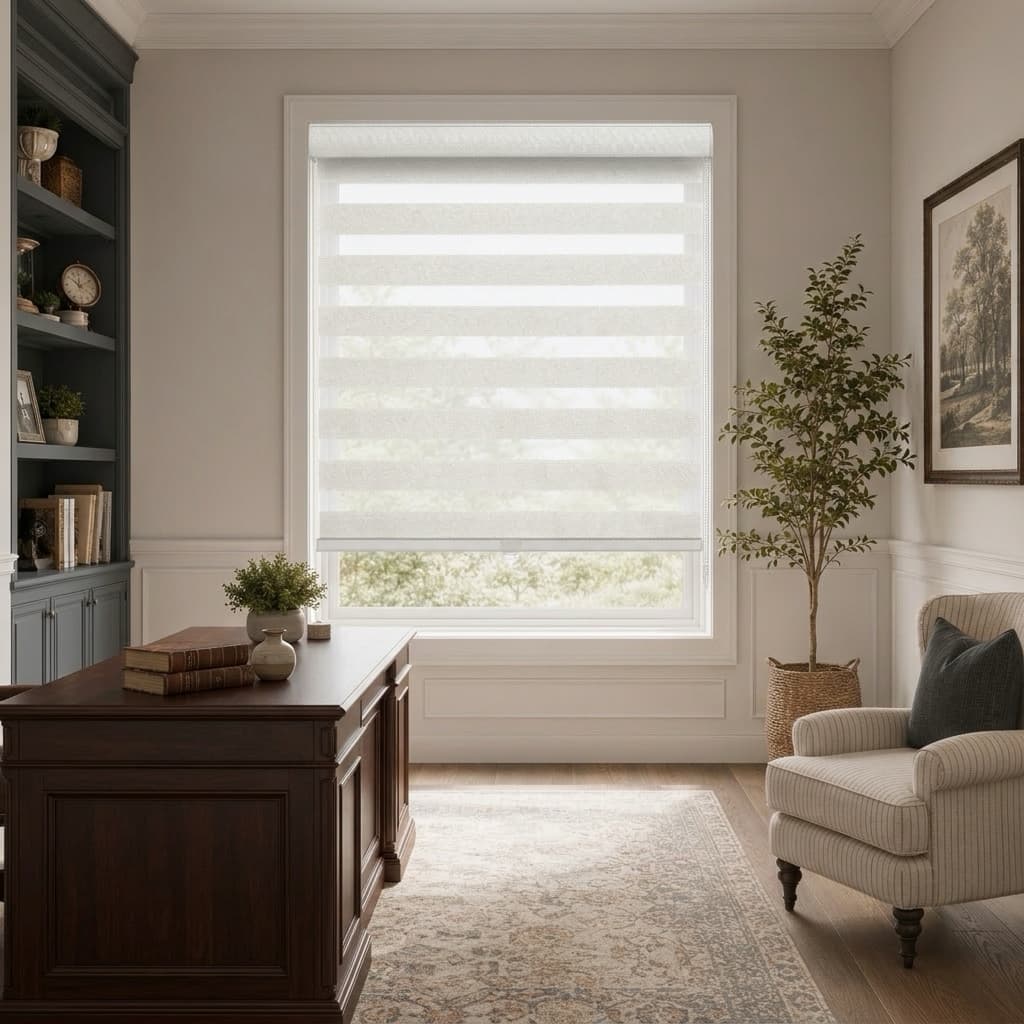 Custom Zebra Shades – Dual Layer Light Filtering – product image 5