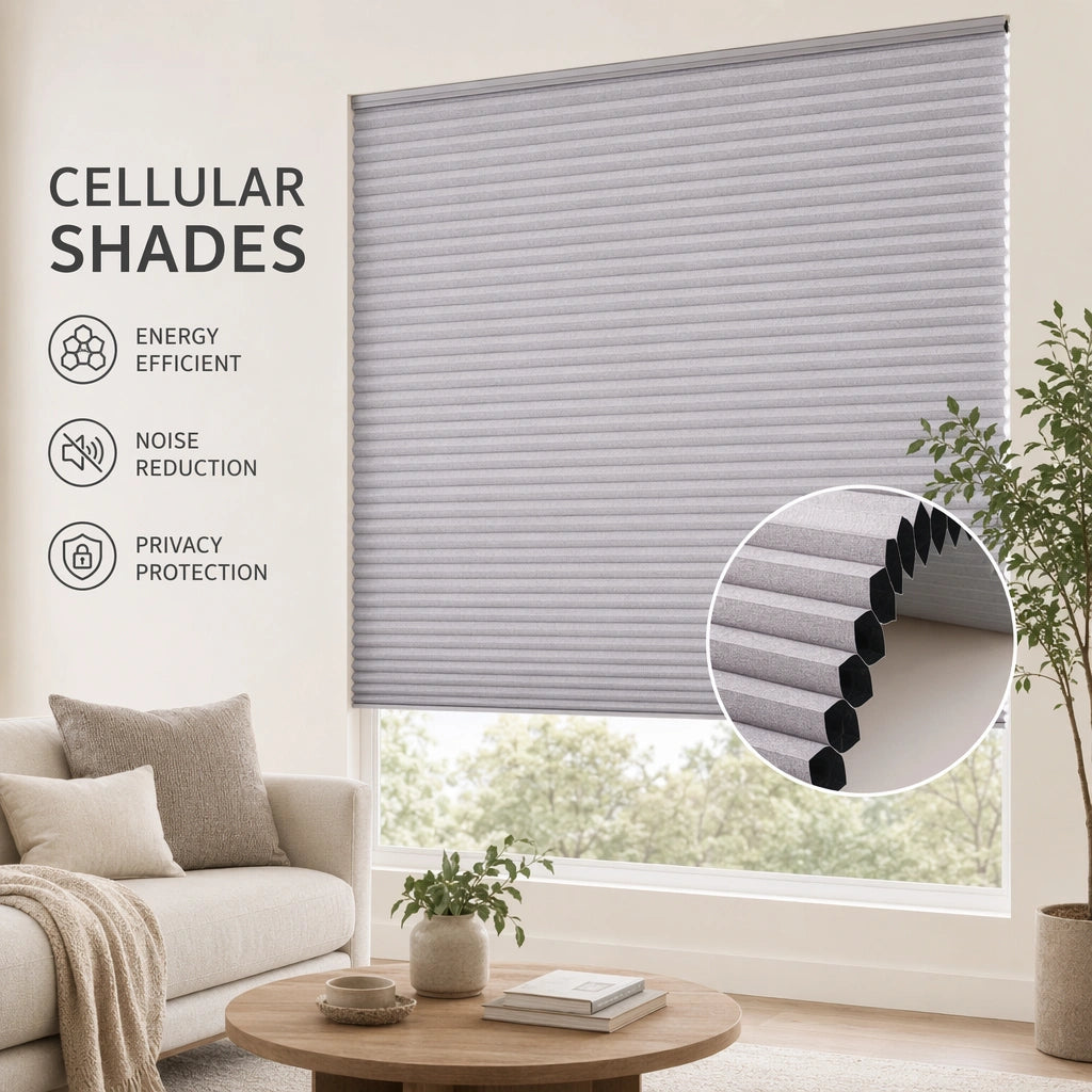 Custom Blackout Cellular Shades – Honeycomb Light Control – product image 7