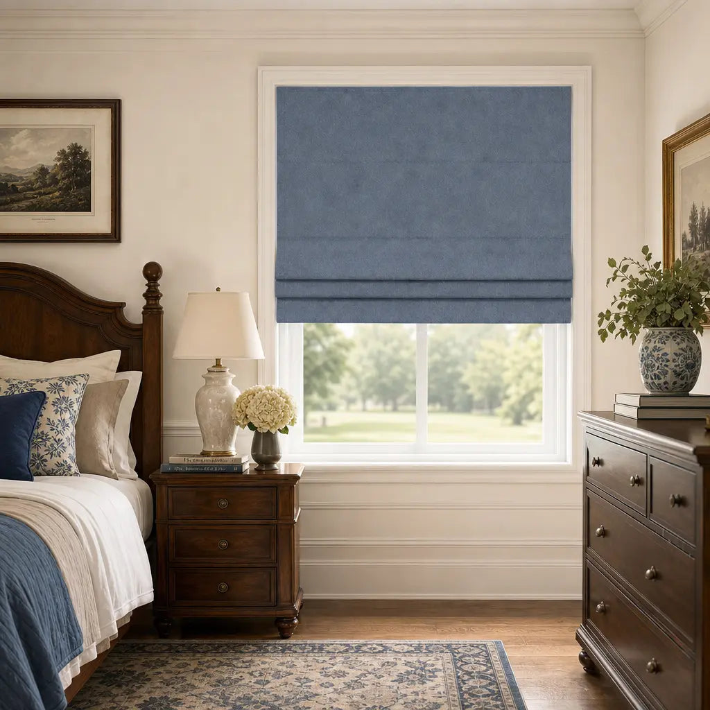 Custom Cordless Blackout Roman Shades for Nurseries – product image 5