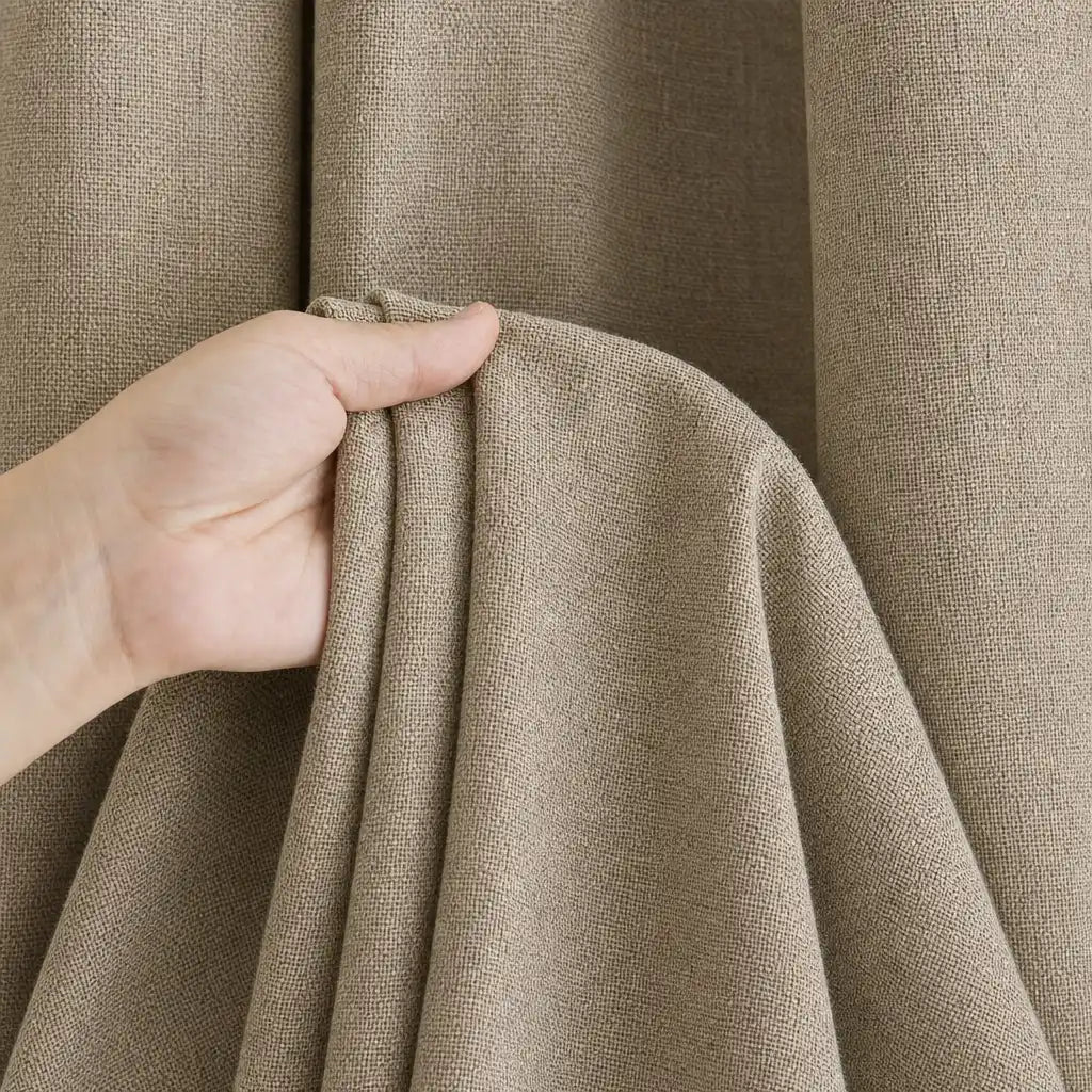 Custom Blackout Curtains for Living Rooms – Linen Blend – product image 10