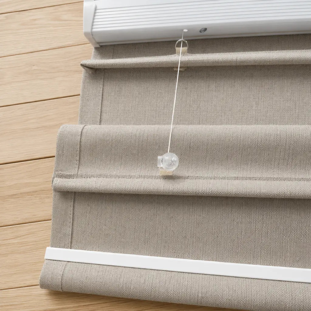 Custom Motorized Blackout Roman Shades – Smart Control – product image 12