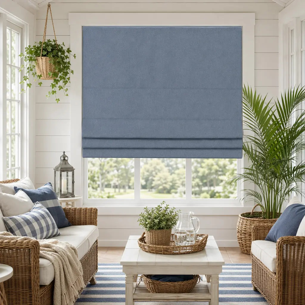 Custom Cordless Blackout Roman Shades for Nurseries – product image 3