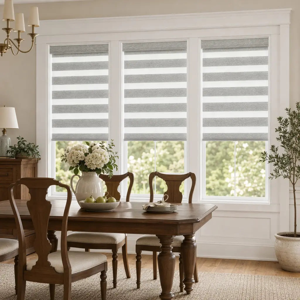 Custom Zebra Shades – Dual Layer Light Filtering – product image 3