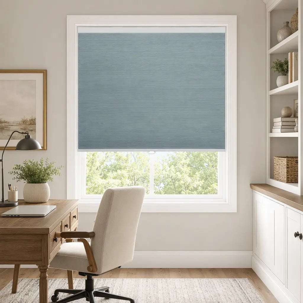 Custom Blackout Cellular Shades – Honeycomb Light Control – color OM3-12