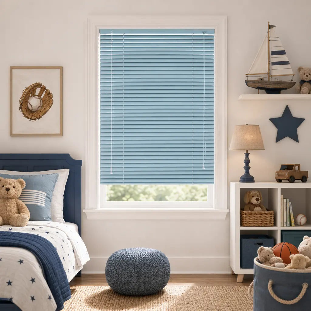 Custom Venetian Blinds – Adjustable Light Control – color OM8-4