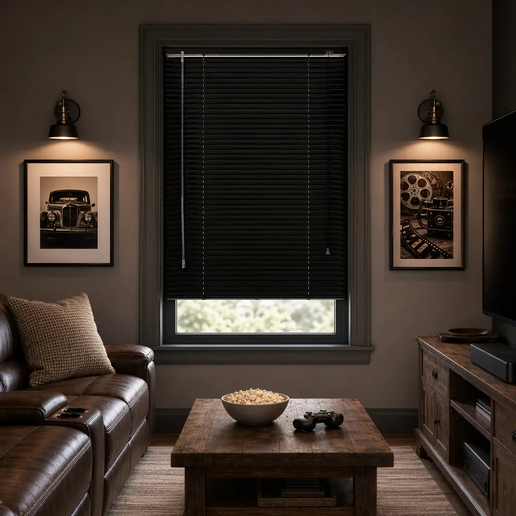 Custom Venetian Blinds – Adjustable Light Control – color OM8-9