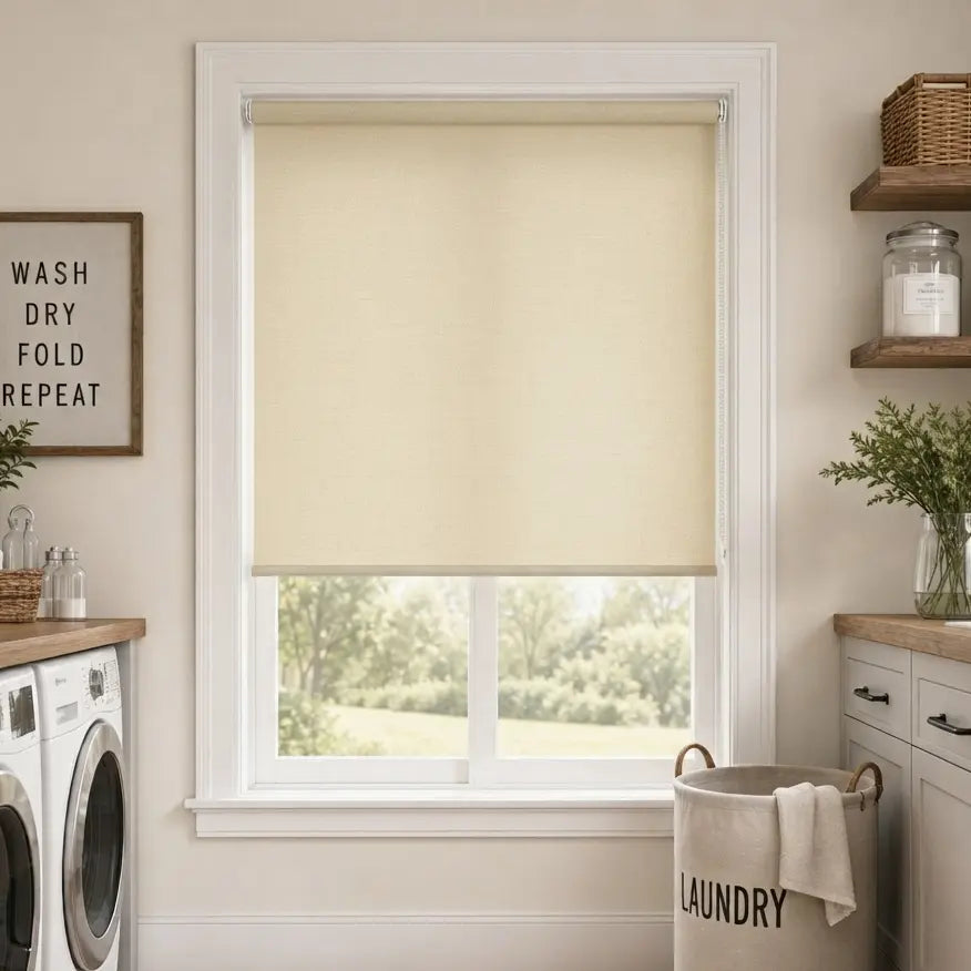 Custom Blackout Roller Shades – Made to Measure – color OM9BLACKOUT4