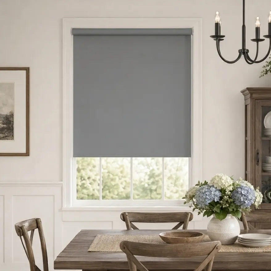 Custom Blackout Roller Shades – Made to Measure – color OM9BLACKOUT9