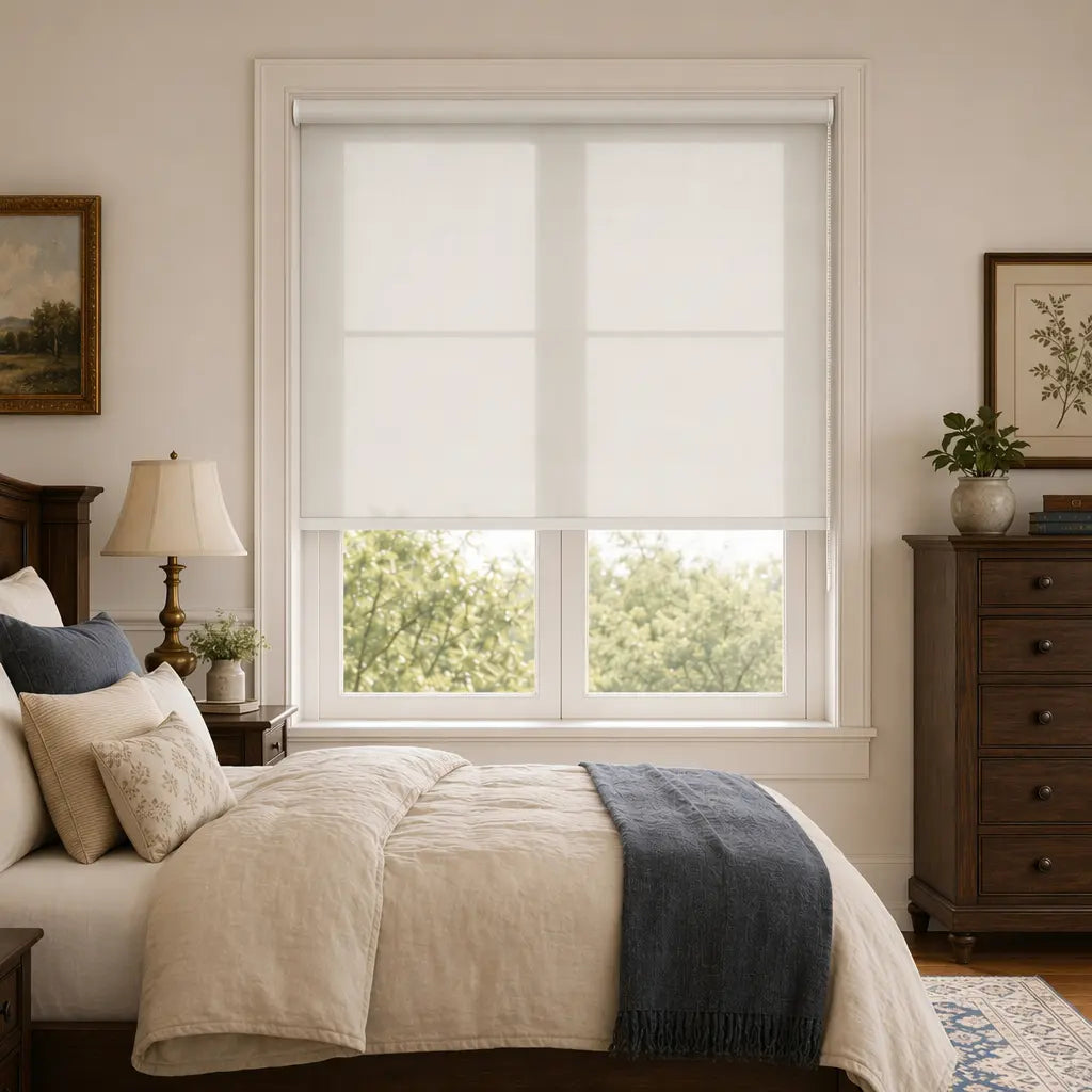 Custom Semi-Blackout Roller Shades – Soft Light & Privacy – color OM9SEMI-BLACKOUT4