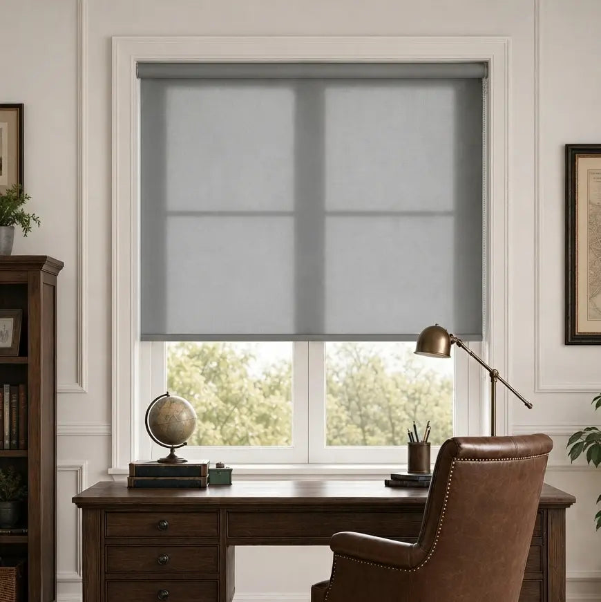 Custom Semi-Blackout Roller Shades – Soft Light & Privacy – color OM9SEMI-BLACKOUT6