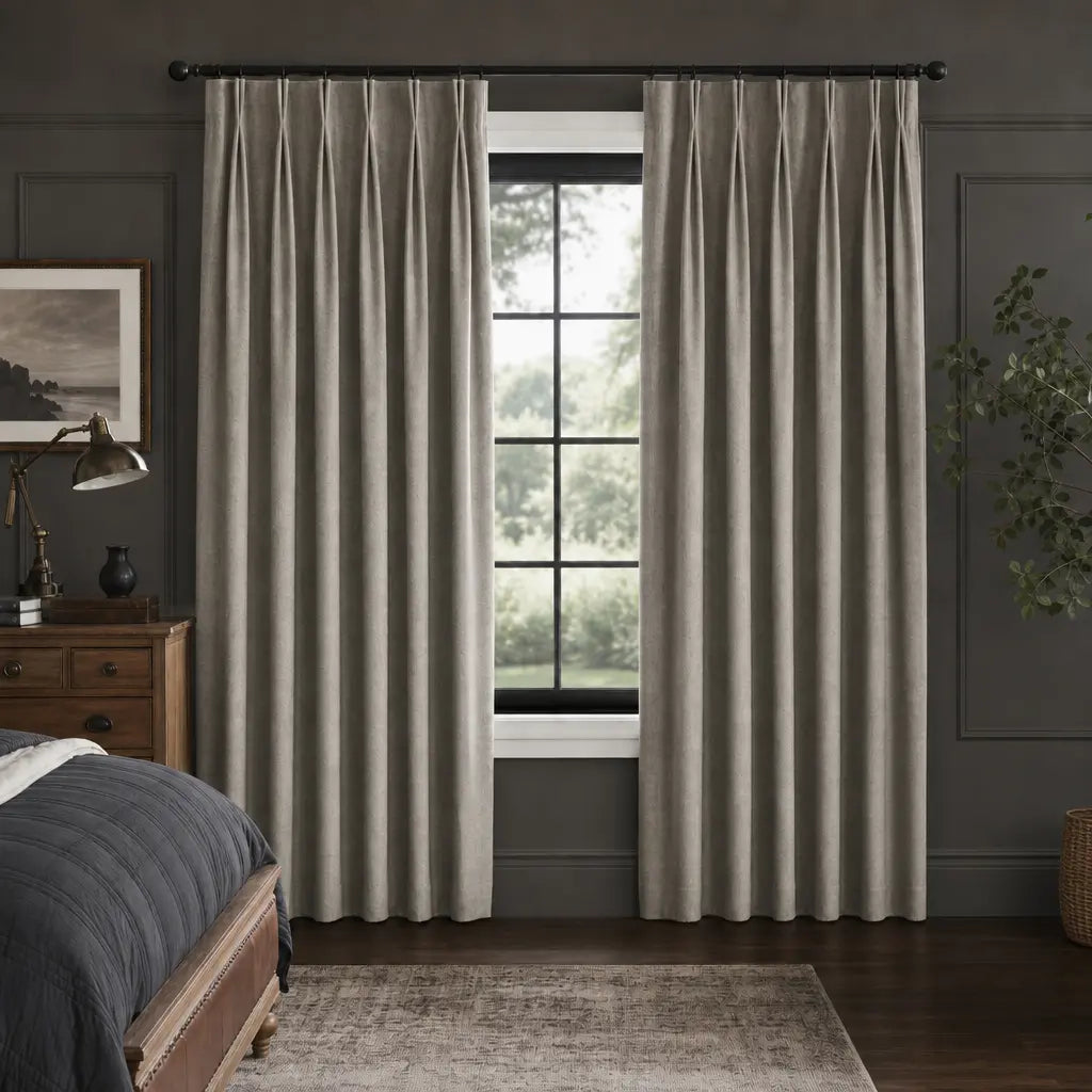 Custom Blackout Curtains – OY6 Linen Blend | Made to Measure – color OY6-B04