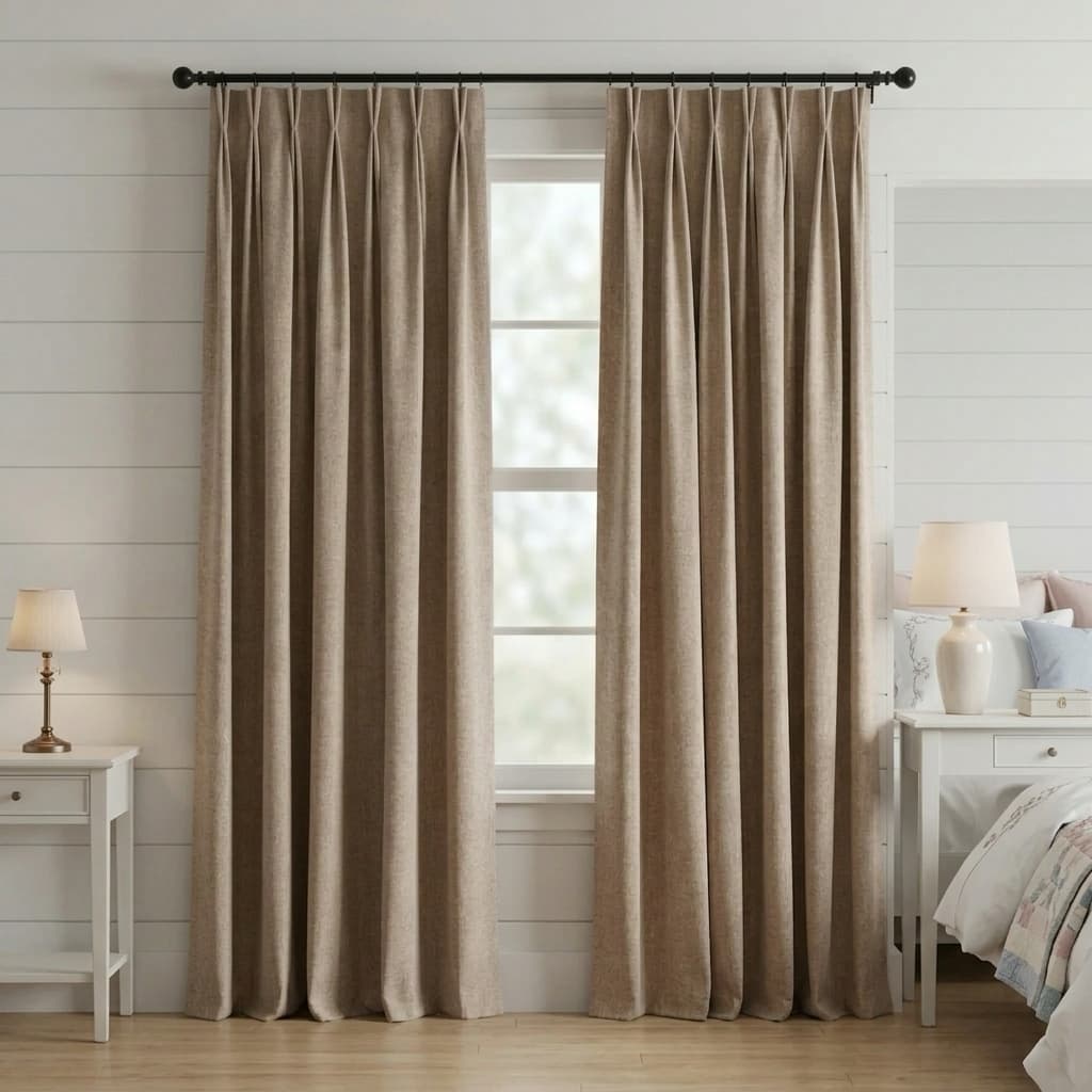 Custom Blackout Curtains – OY6 Linen Blend | Made to Measure – color OY6-B06