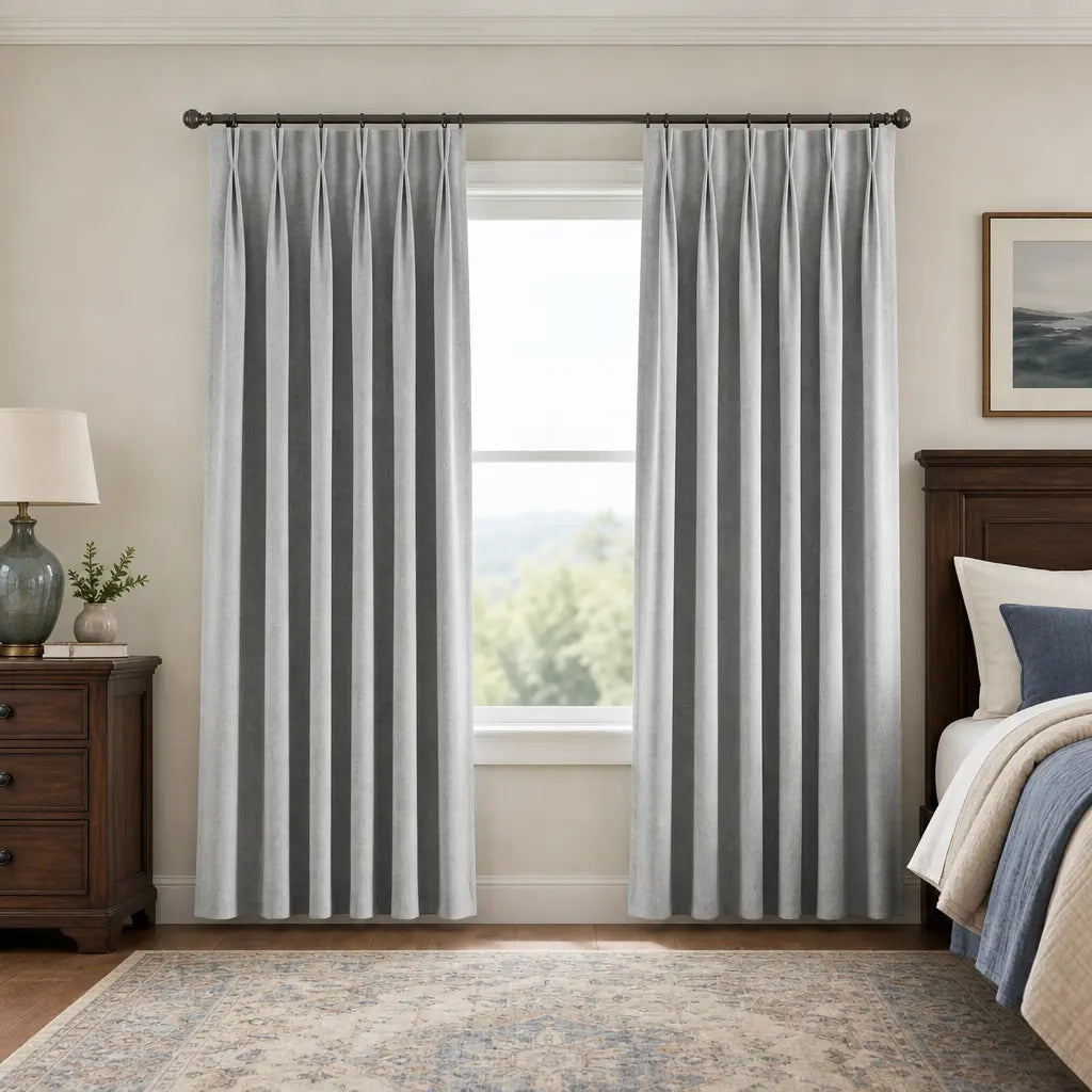 Custom Blackout Curtains – OY6 Linen Blend | Made to Measure – color OY6-B09