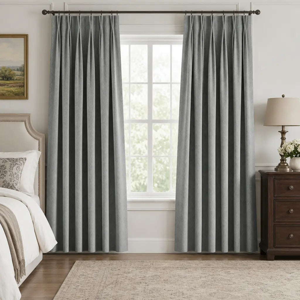 Custom Blackout Curtains – OY6 Linen Blend | Made to Measure – color OY6-B10