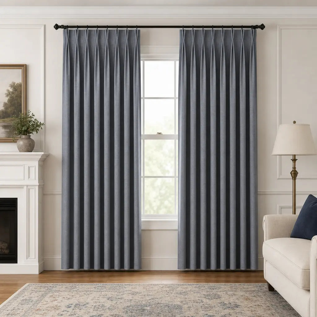 Custom Blackout Curtains – OY6 Linen Blend | Made to Measure – color OY6-B14