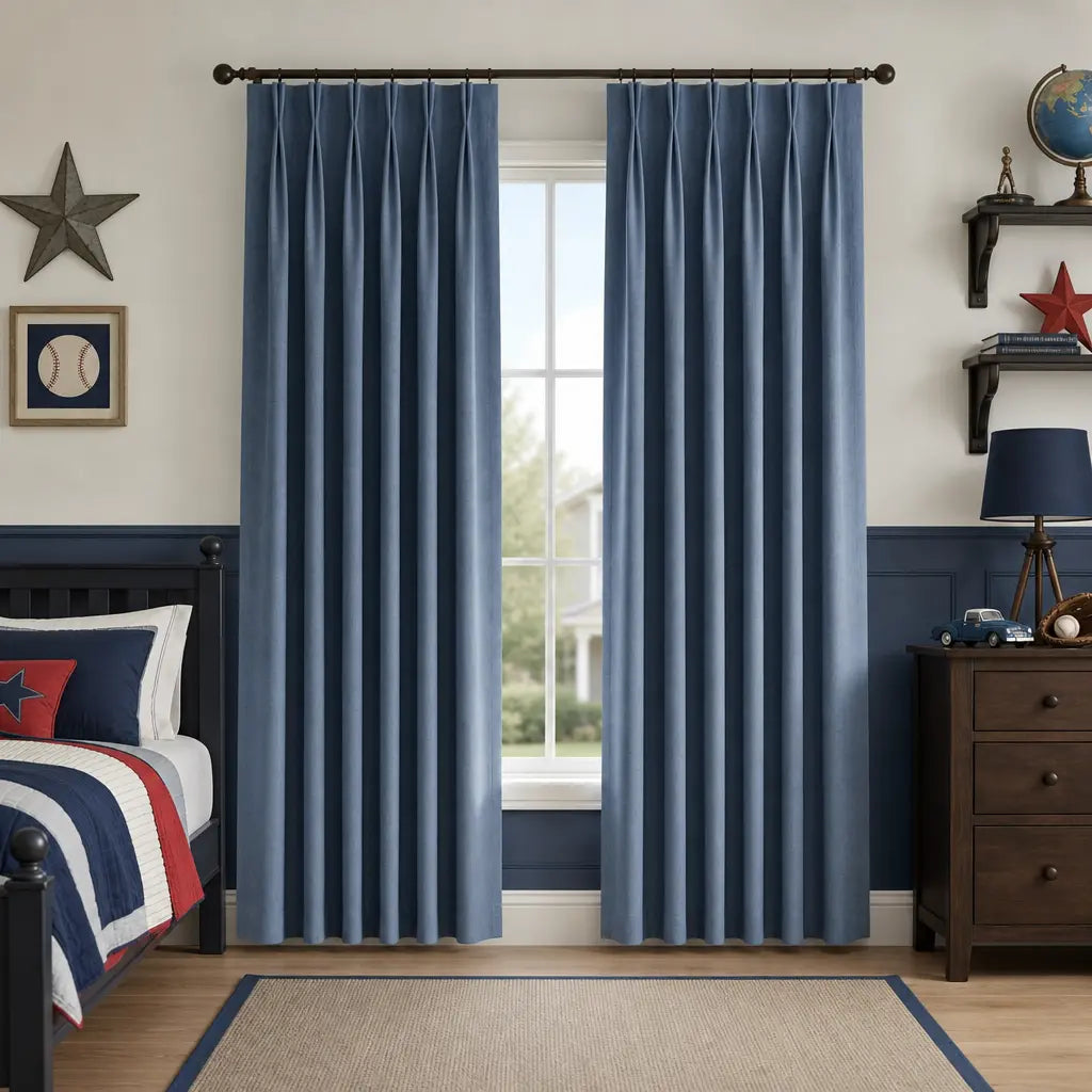 Custom Blackout Curtains – OY6 Linen Blend | Made to Measure – color OY6-B20