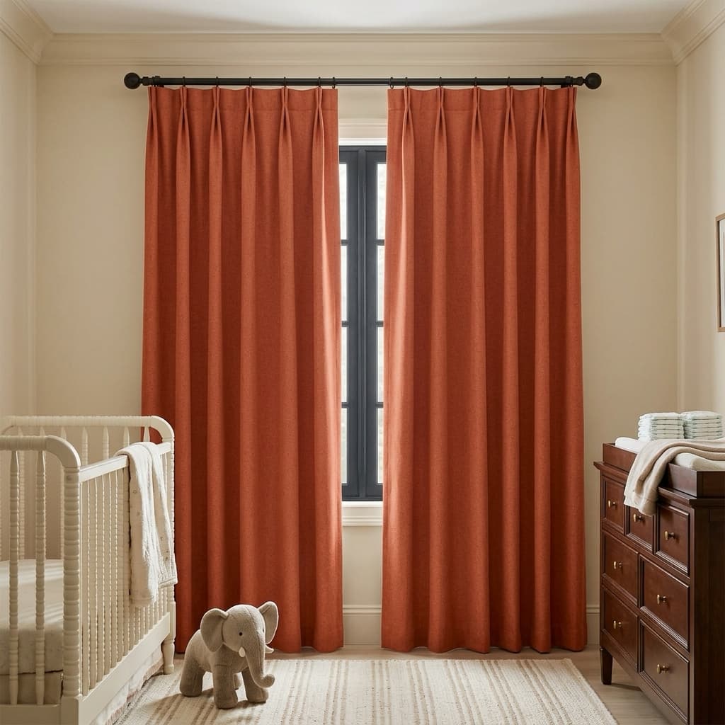 Custom Blackout Pinch Pleat Drapery – 100% Light Blocking - product image 14