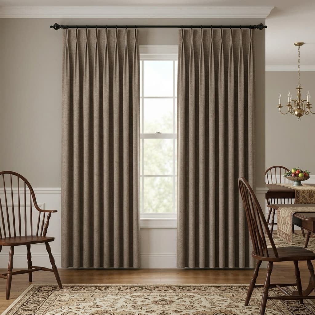 Custom Blackout Pinch Pleat Drapery – 100% Light Blocking - product image 18