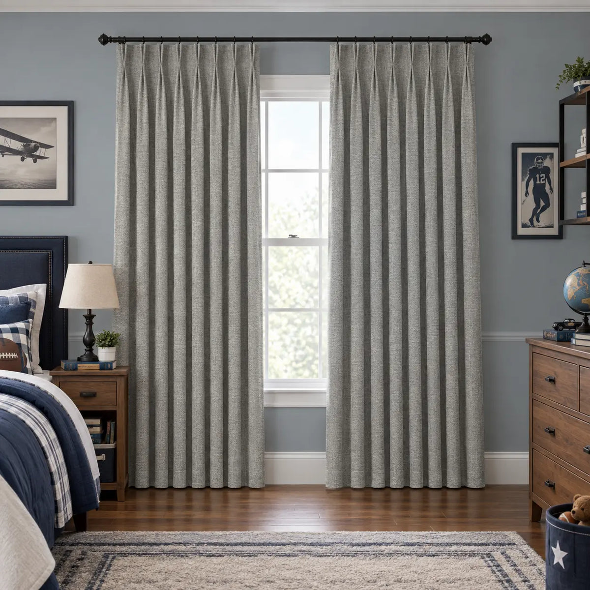 Custom Modern Blackout Drapery – 100% Light Blocking Curtains - product image 16