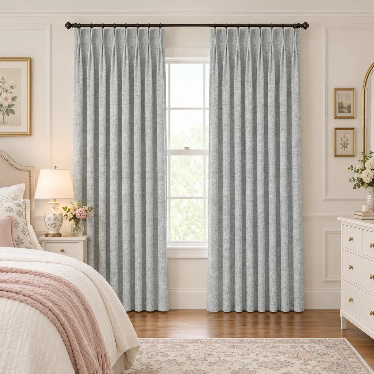 Custom Modern Blackout Drapery – 100% Light Blocking Curtains