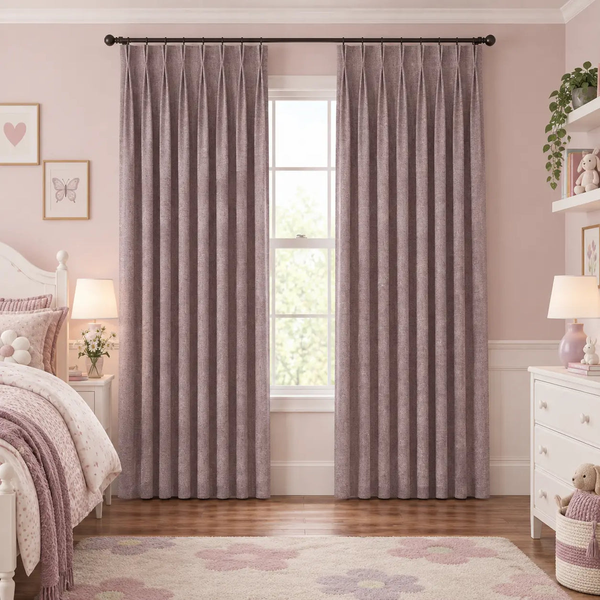Custom Modern Blackout Drapery – 100% Light Blocking Curtains