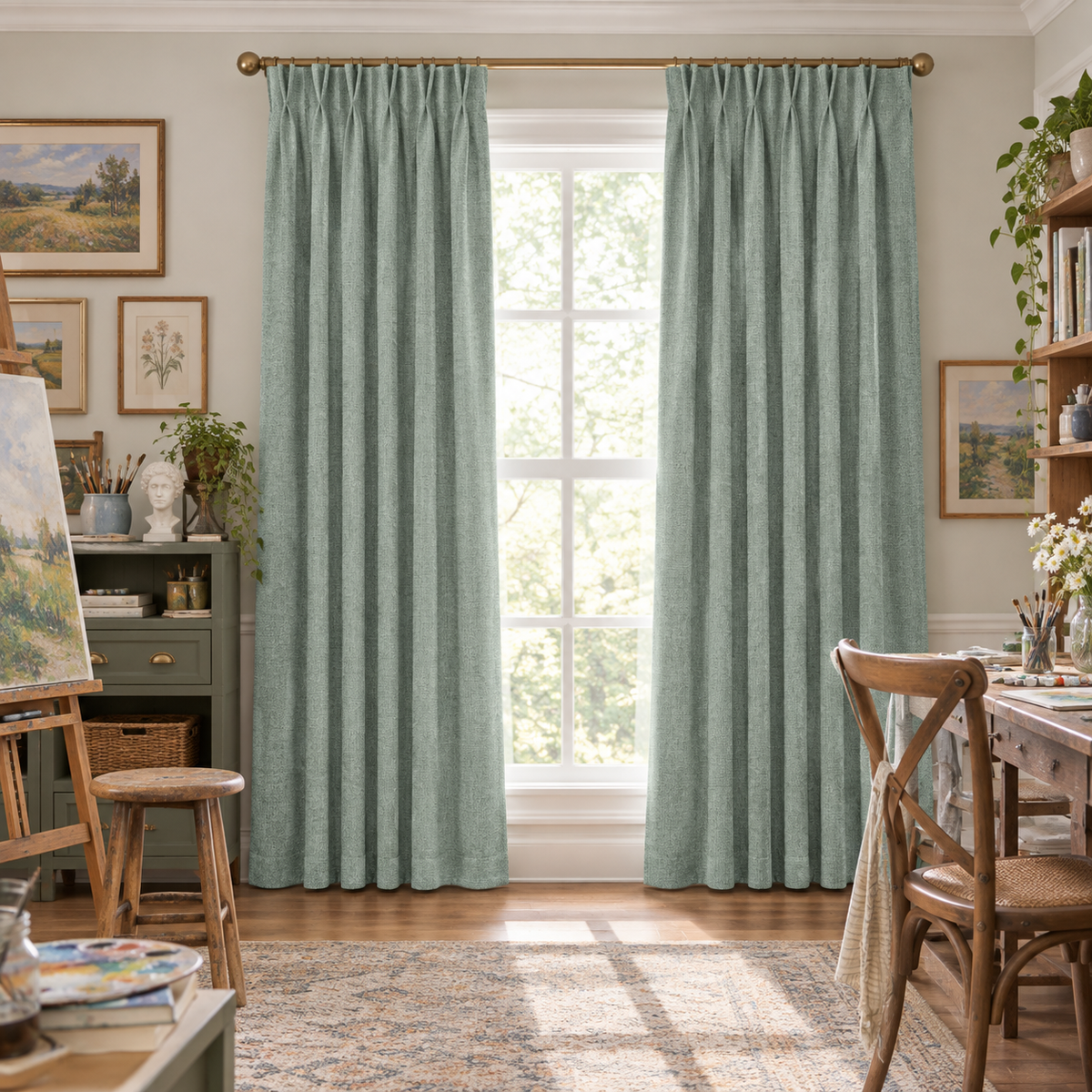Custom Modern Blackout Drapery – 100% Light Blocking Curtains - product image 1