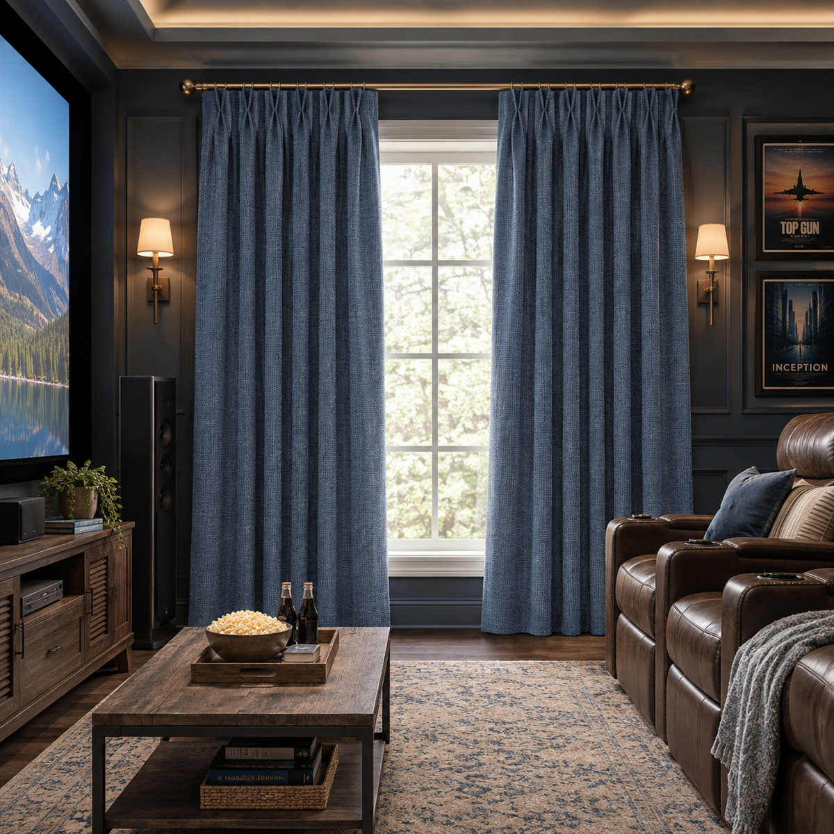 Custom Modern Blackout Drapery – 100% Light Blocking Curtains - product image 3