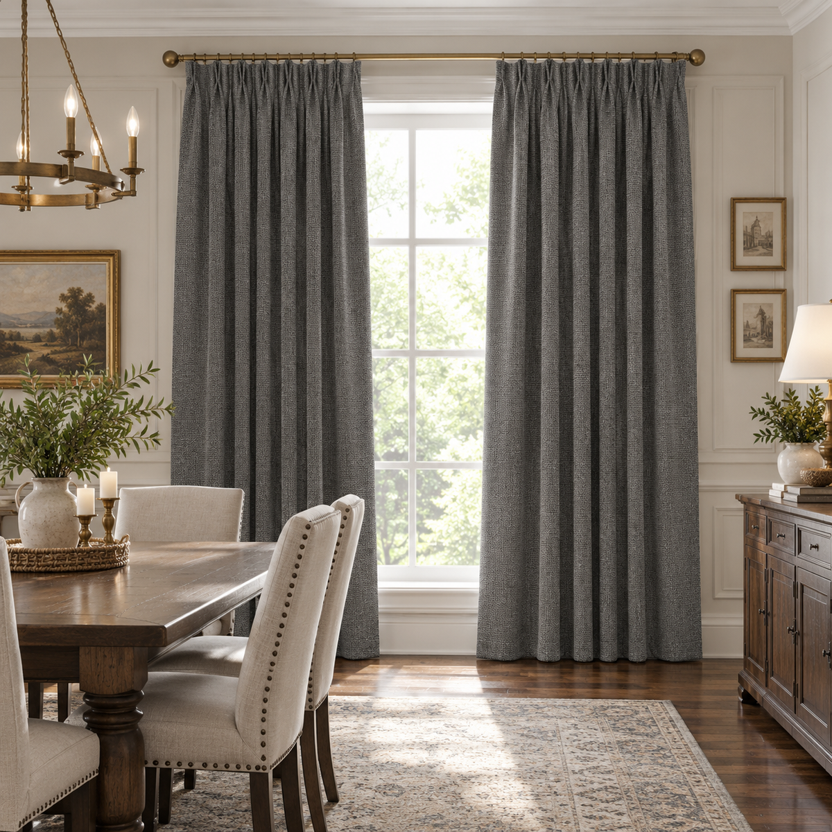 Custom Modern Blackout Drapery – 100% Light Blocking Curtains - product image 7