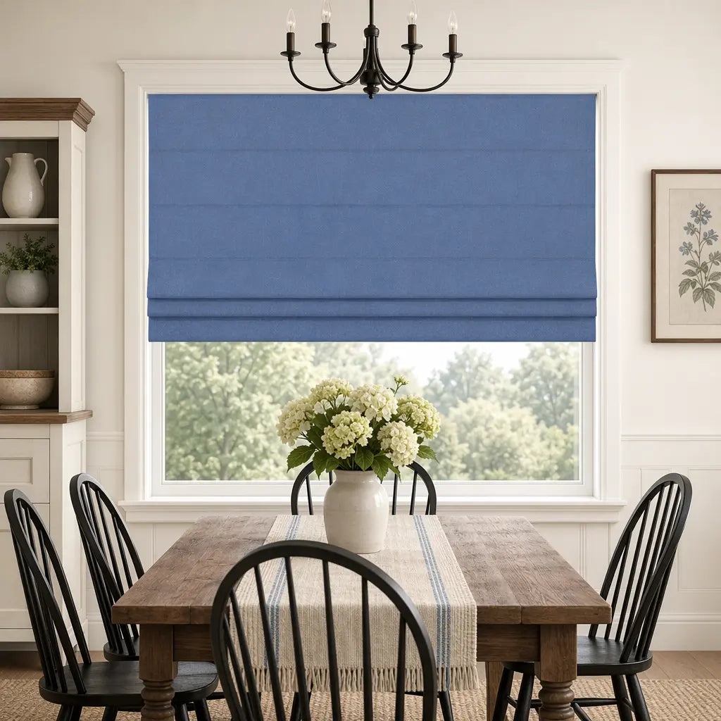 Custom Cordless Blackout Roman Shades for Nurseries – color OY6E-20
