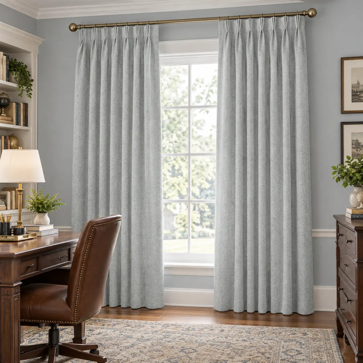 Custom Blackout Pinch Pleat Drapery – 100% Light Blocking - product image 5