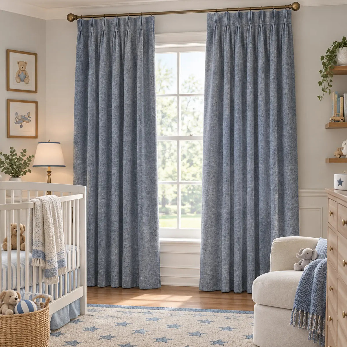 Custom Blackout Pinch Pleat Drapery – 100% Light Blocking - product image 7