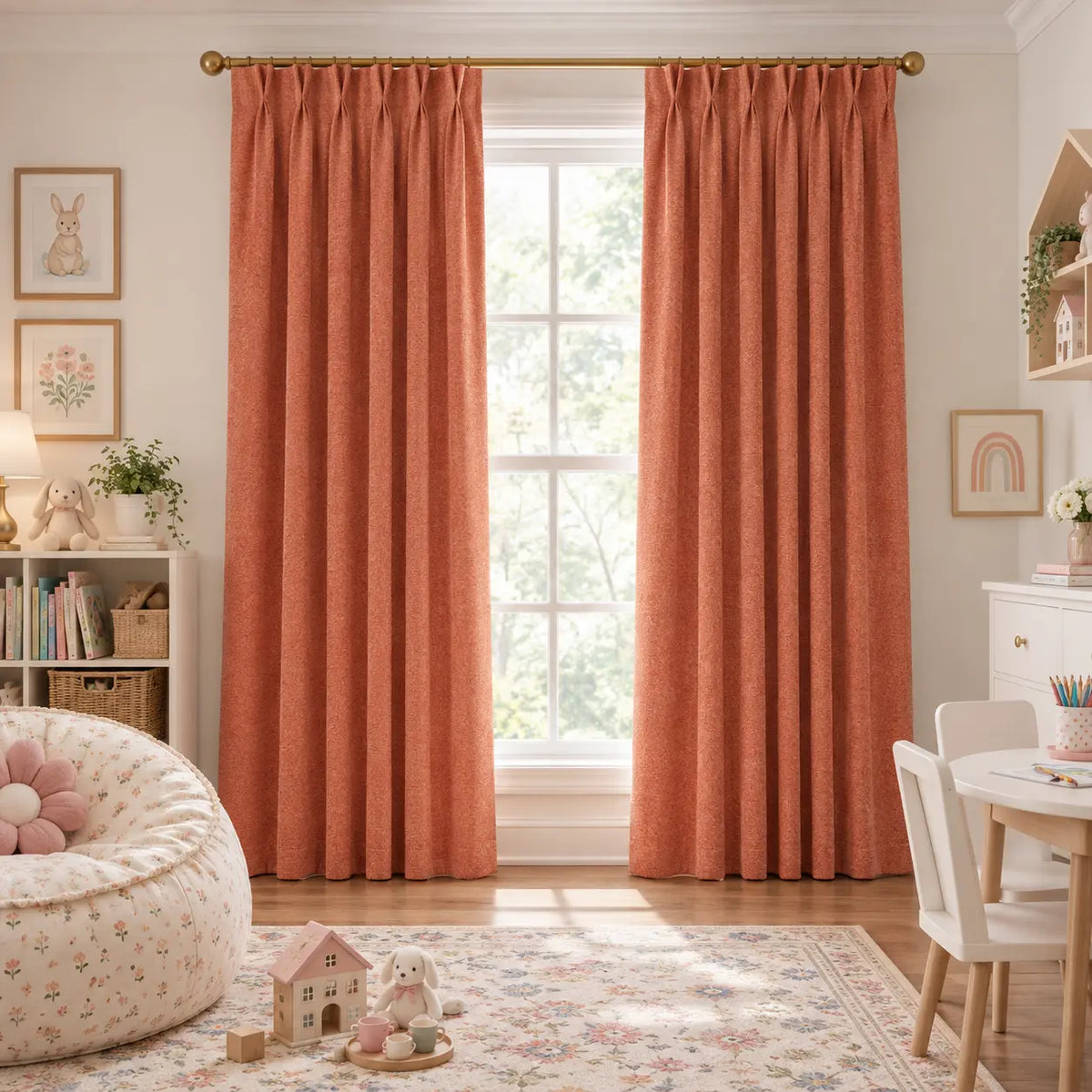 Custom Blackout Pinch Pleat Drapery – 100% Light Blocking - product image 1