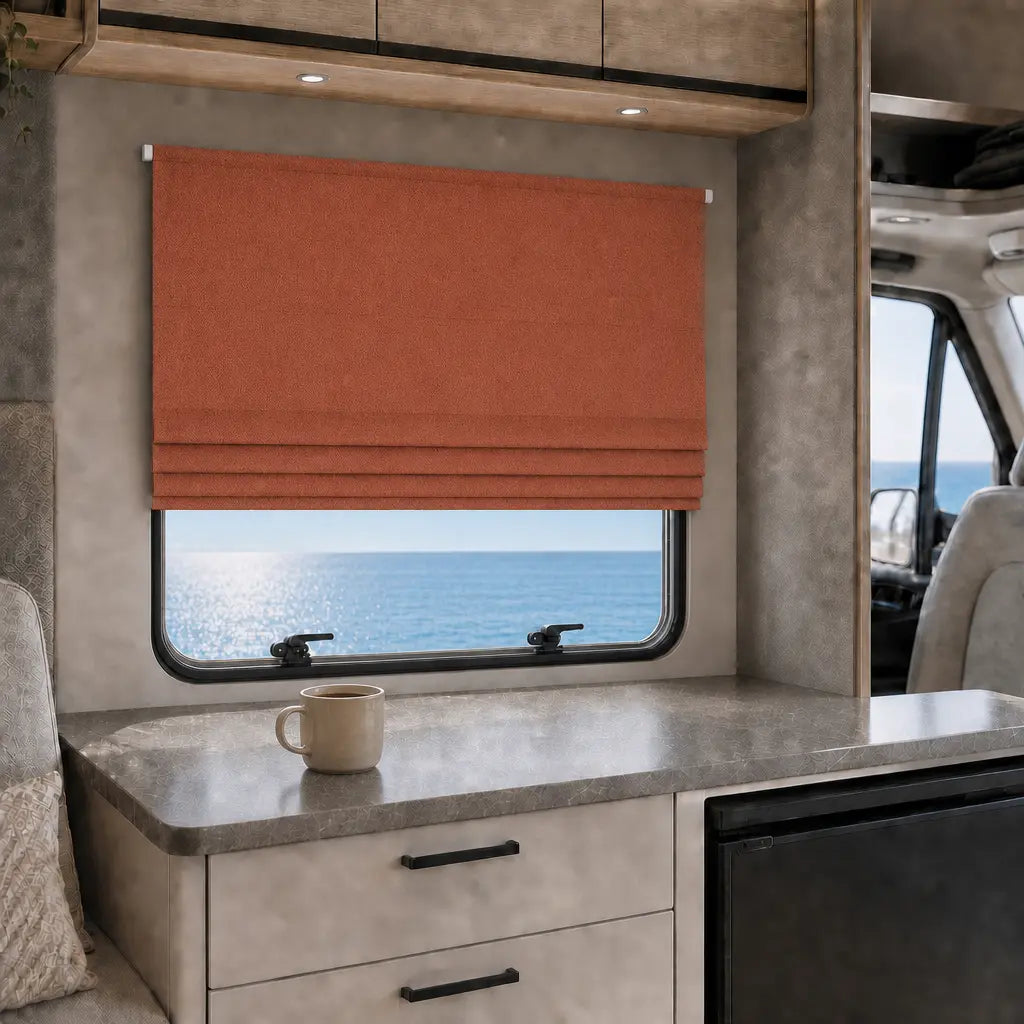 Custom RV Blackout Roman Shades – Made to Measure – product image 11