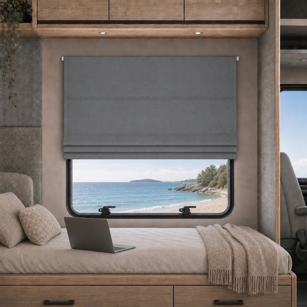 Custom RV Blackout Roman Shades – Made to Measure – product image 21