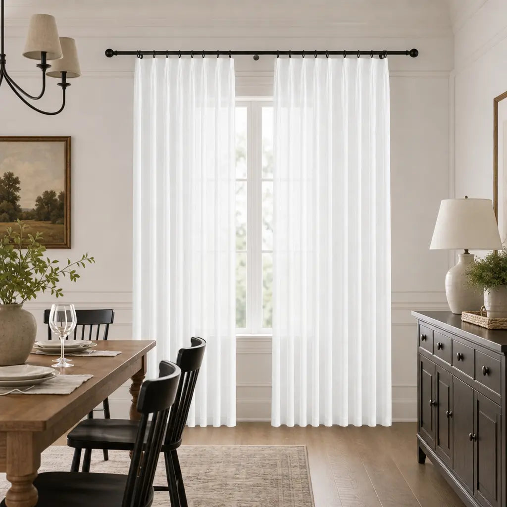 Custom Sheer Curtains – Light Filtering Linen Blend – product image 19