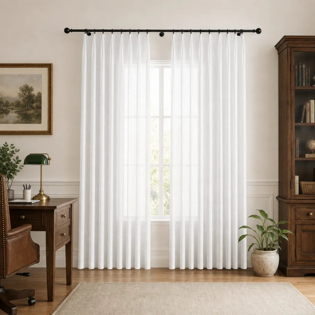 Custom Sheer Curtains – Light Filtering Linen Blend – product image 20