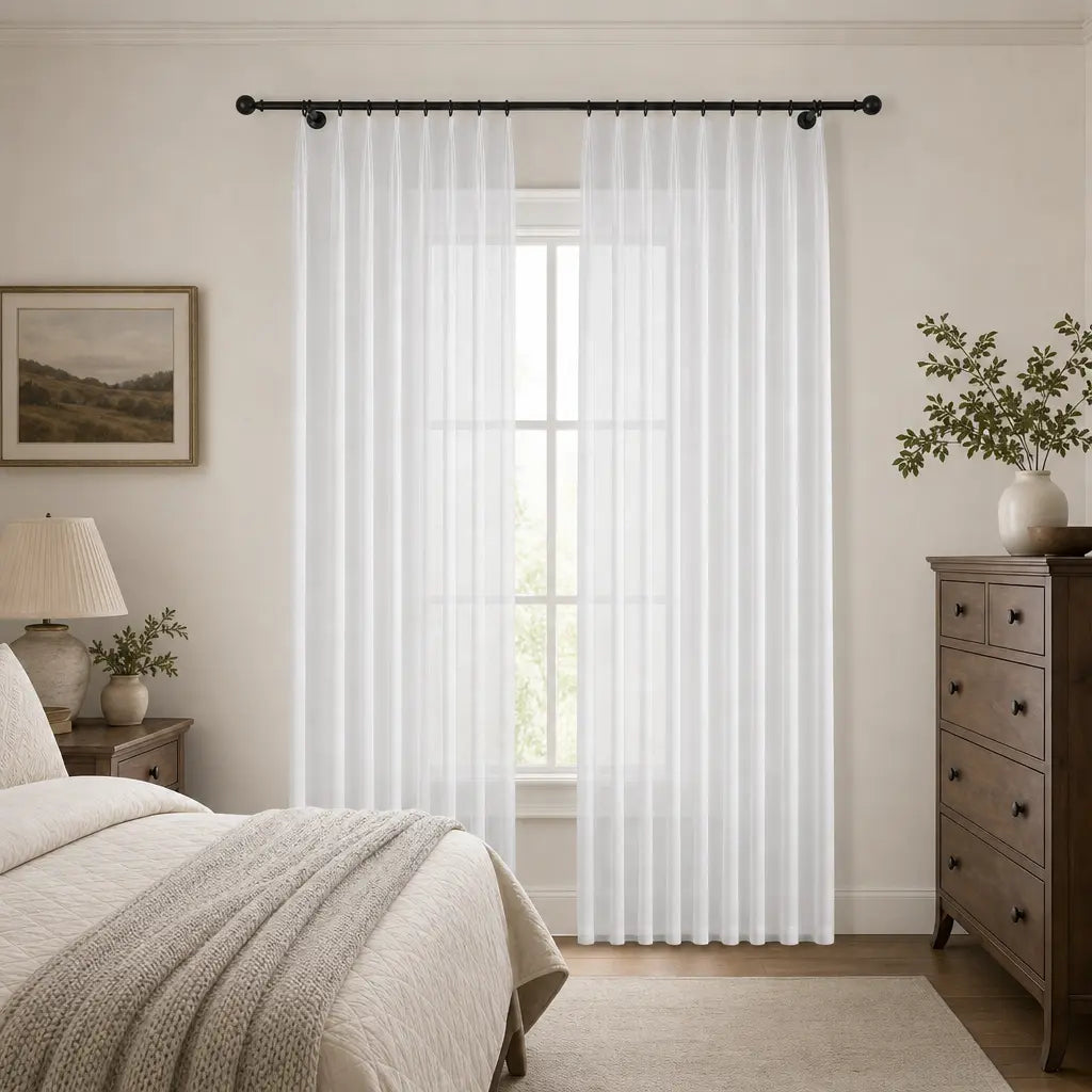 Custom Sheer Curtains – Light Filtering Linen Blend – product image 23