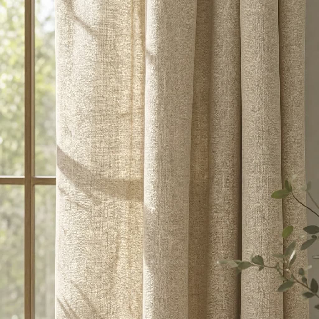 Modern Light Filtering Drapery – 50% Light Blocking, Made to Measure - product image 9