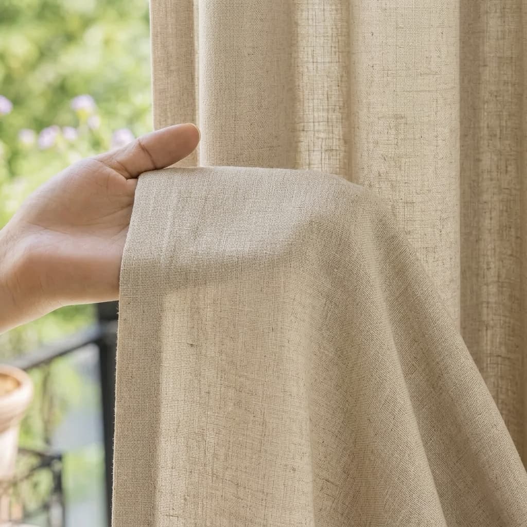 Modern Light Filtering Drapery – 50% Light Blocking, Made to Measure - product image 12