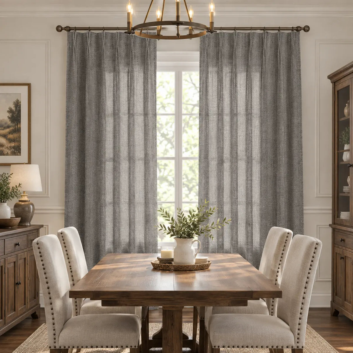 Custom Light Filtering Drapery – 50% Light Blocking Curtains - product image 12