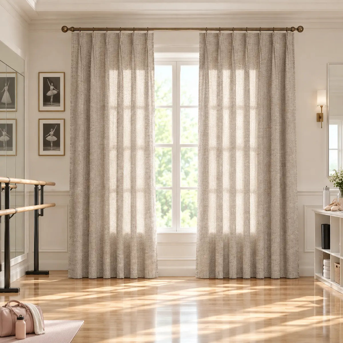 Custom Light Filtering Drapery – 50% Light Blocking Curtains - product image 3