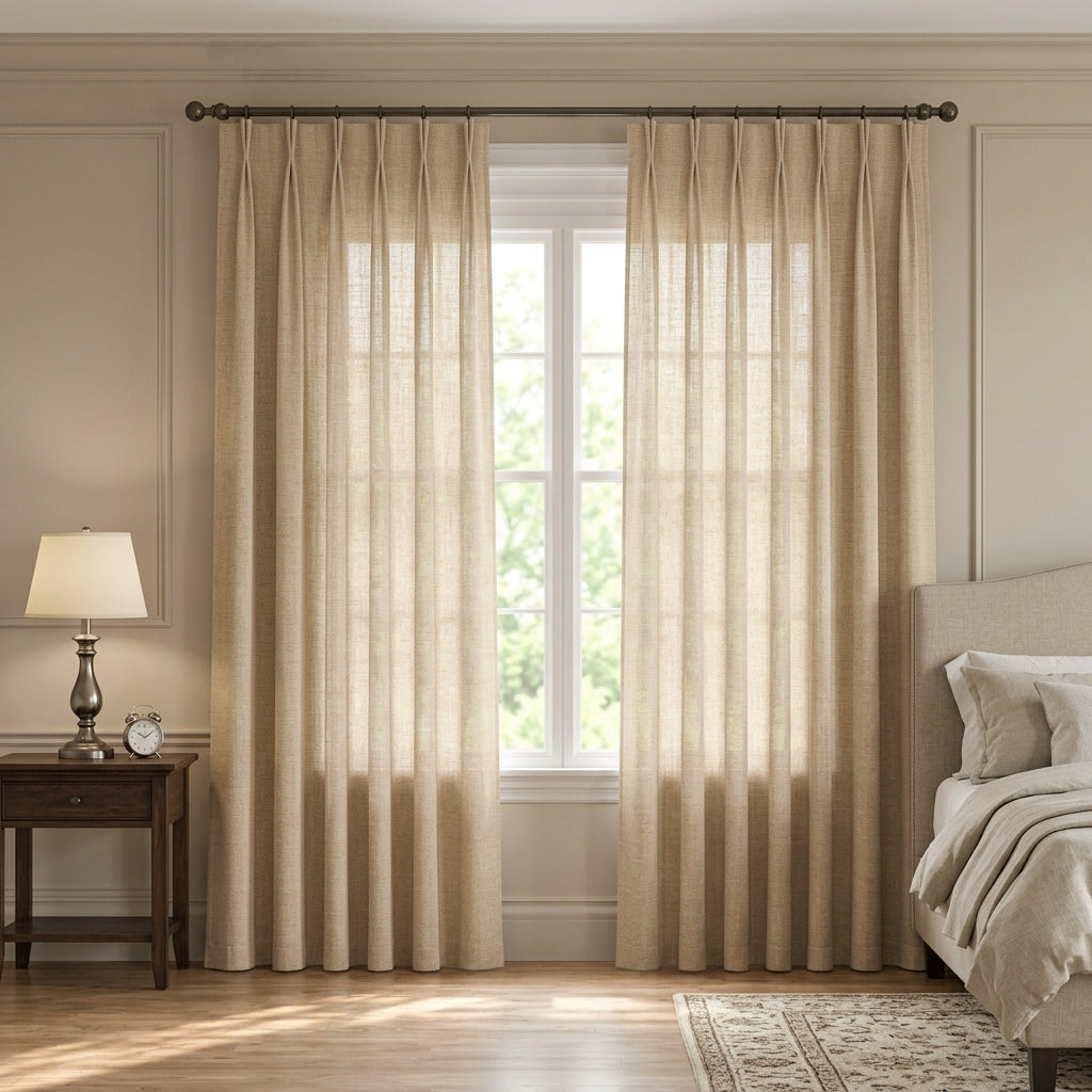 Modern Light Filtering Drapery – 50% Light Blocking, Made to Measure - product image 16