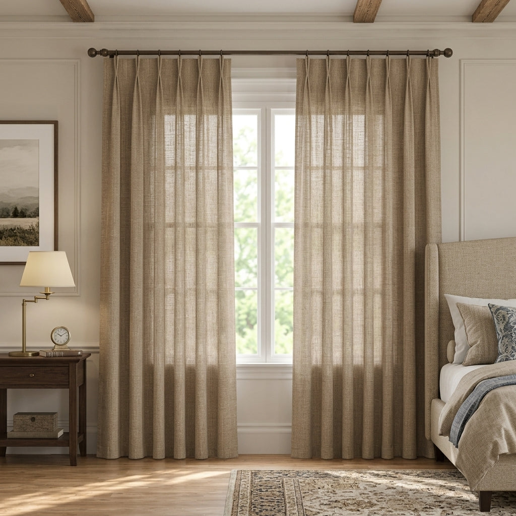 Modern Light Filtering Drapery – 50% Light Blocking, Made to Measure - product image 18