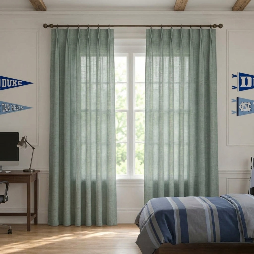 Modern Light Filtering Drapery – 50% Light Blocking, Made to Measure